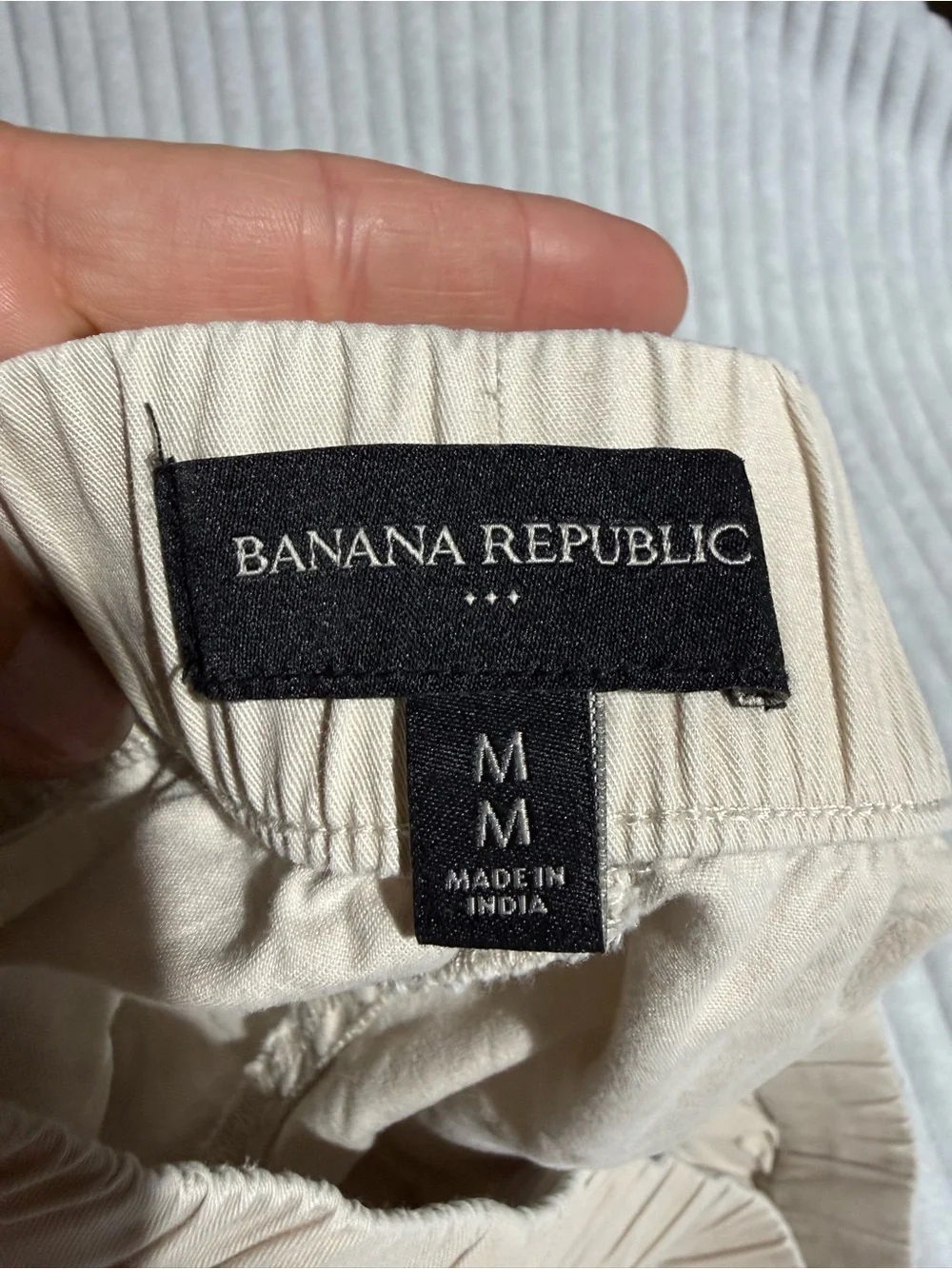 Banana Republic Women’s Tan Elastic-Waist Athletic Shorts